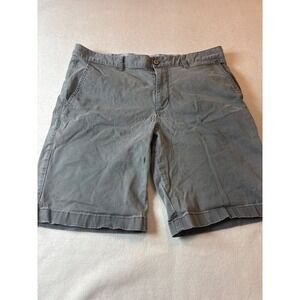 Tommy BahamaMens Gray Casual Shorts Size 34 Cotton Blend